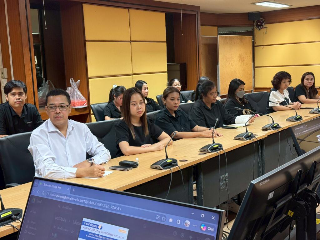 ศส.กสอ. จัดกิจกรรมการเสริมสร้างคุณธรรม จริยธรรม ปลูกจิตสำนึกต้านทุจริต (ห้องเรียนสีขาว)