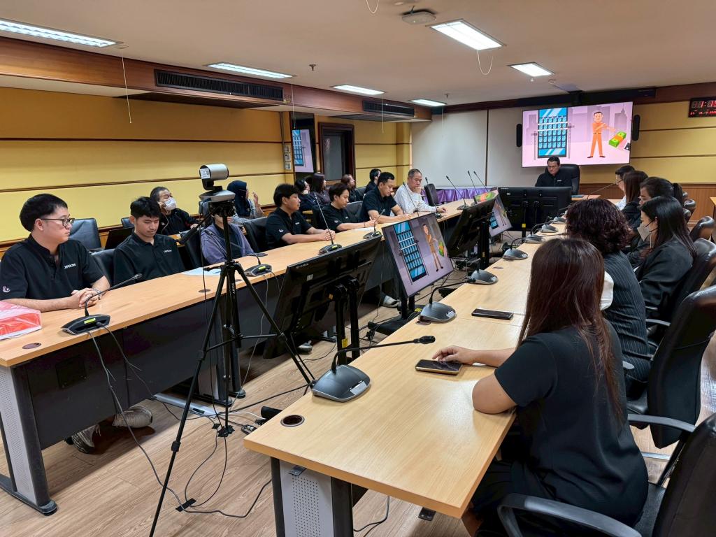 ศส.กสอ. จัดกิจกรรมการเสริมสร้างคุณธรรม จริยธรรม ปลูกจิตสำนึกต้านทุจริต (ห้องเรียนสีขาว)