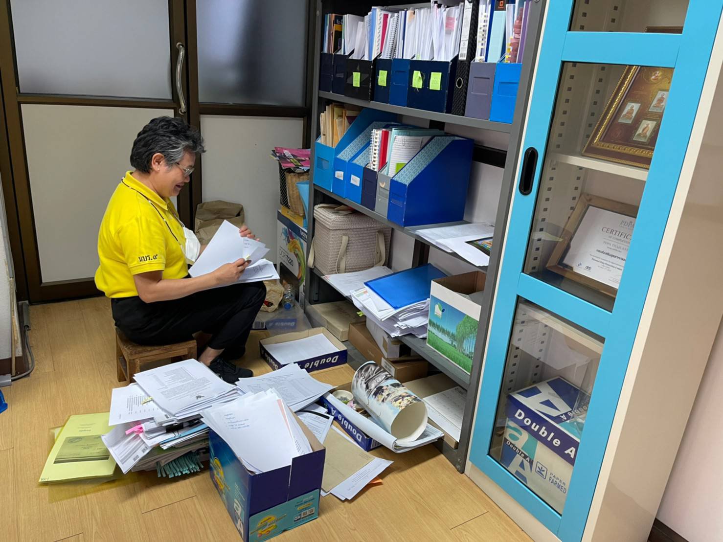 กิจกรรม 5 ส. ศูนย์เทคโนโลยีสารสนเทศและการสื่อสาร กรมส่งเสริมอุตสาหกรรม