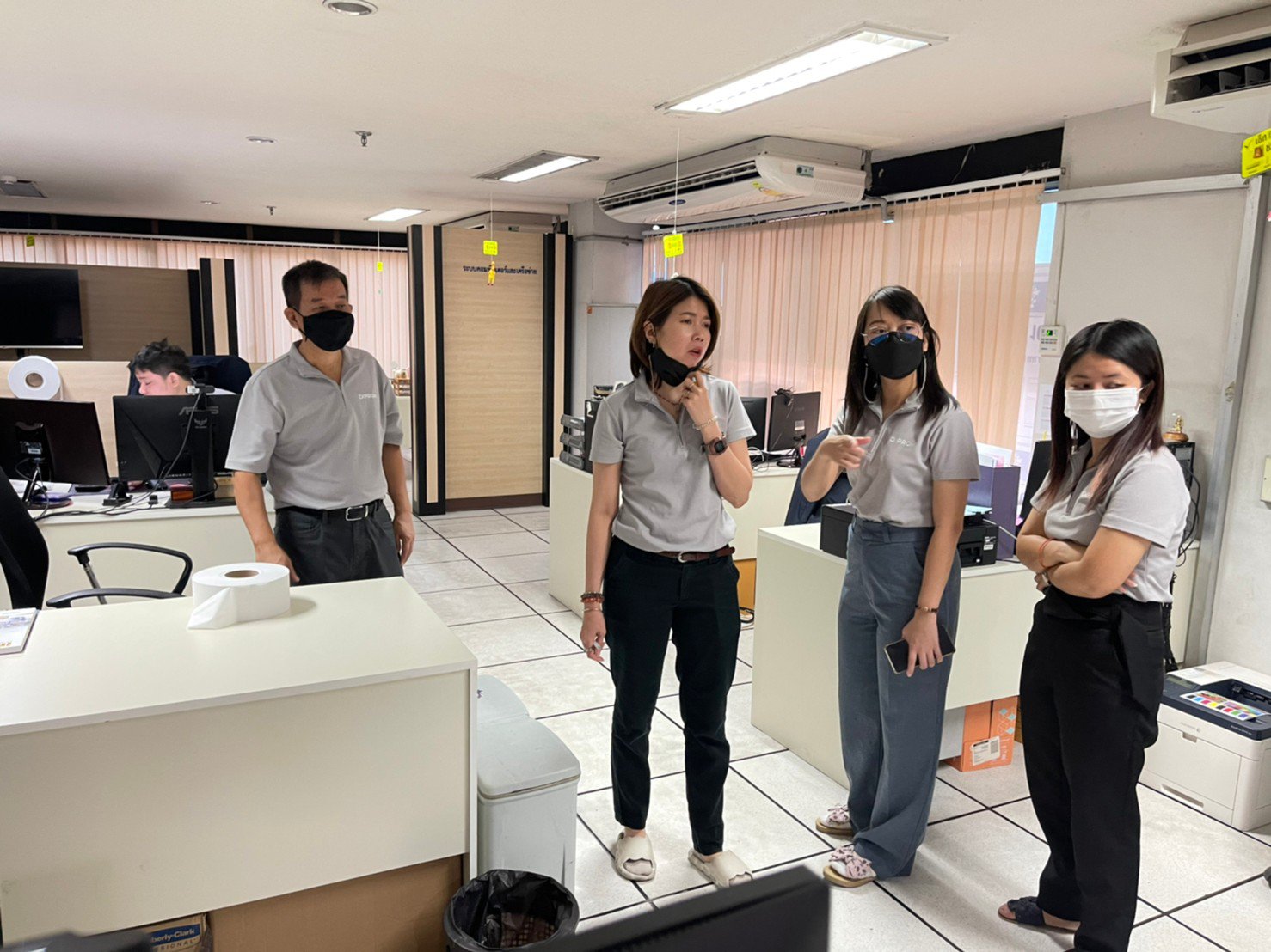 กิจกรรม 5 ส. ศูนย์เทคโนโลยีสารสนเทศและการสื่อสาร กรมส่งเสริมอุตสาหกรรม