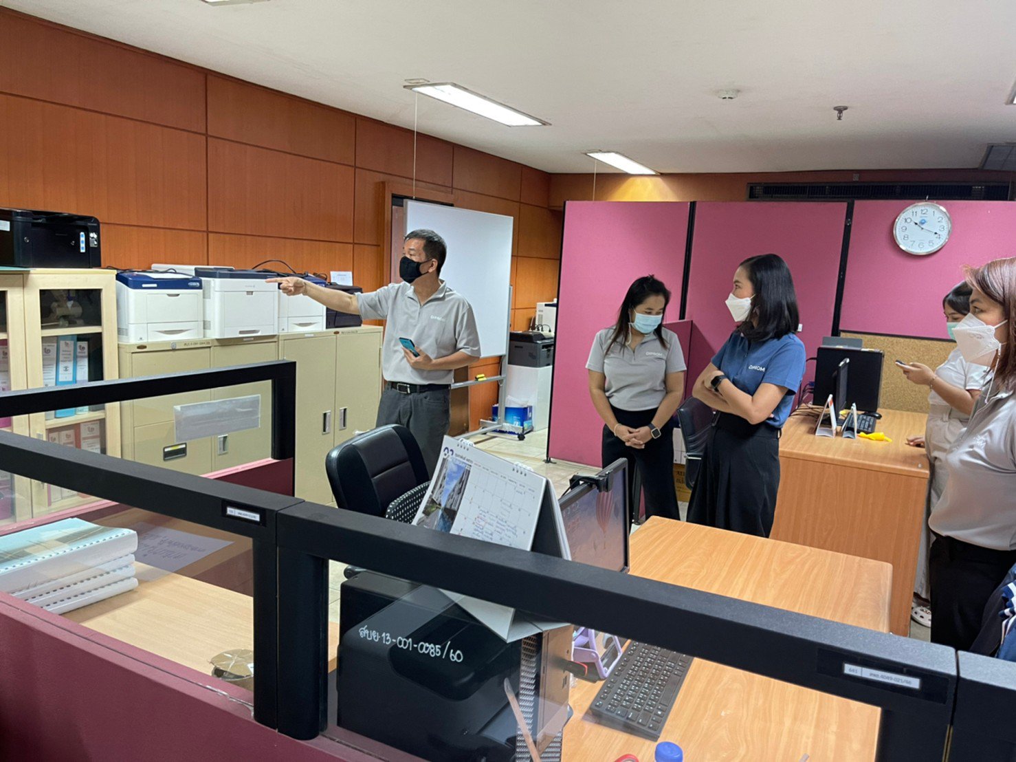 กิจกรรม 5 ส. ศูนย์เทคโนโลยีสารสนเทศและการสื่อสาร กรมส่งเสริมอุตสาหกรรม