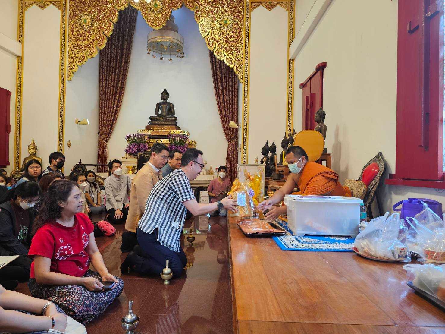 ศส.กสอและกข.กสอ เข้าร่วมกิจกรรมเข้าวัดทำบุญ ณ โรงพยาบาลสงฆ์ เนื่องใน “วันมาฆบูชา”