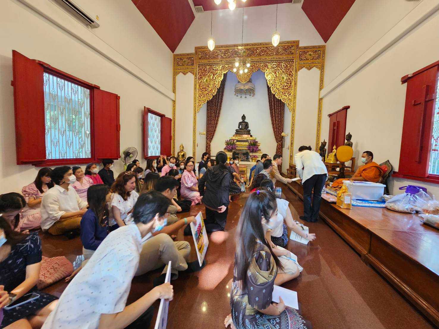 ศส.กสอและกข.กสอ เข้าร่วมกิจกรรมเข้าวัดทำบุญ ณ โรงพยาบาลสงฆ์ เนื่องใน “วันมาฆบูชา”