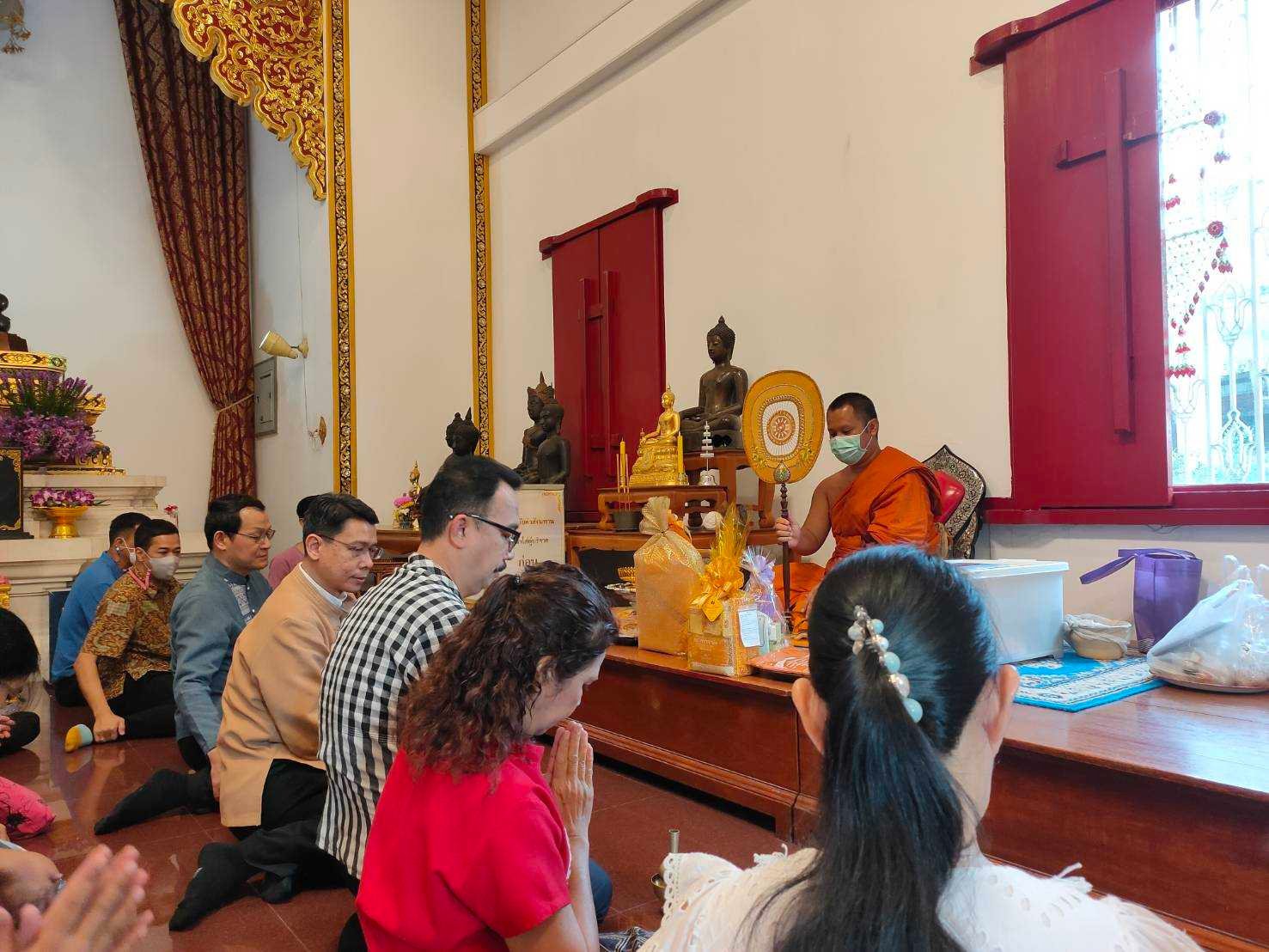 ศส.กสอและกข.กสอ เข้าร่วมกิจกรรมเข้าวัดทำบุญ ณ โรงพยาบาลสงฆ์ เนื่องใน “วันมาฆบูชา”