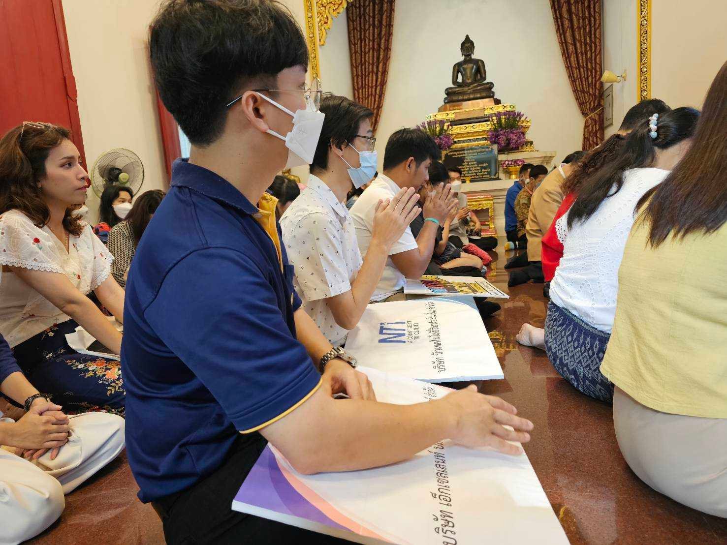 ศส.กสอและกข.กสอ เข้าร่วมกิจกรรมเข้าวัดทำบุญ ณ โรงพยาบาลสงฆ์ เนื่องใน “วันมาฆบูชา”